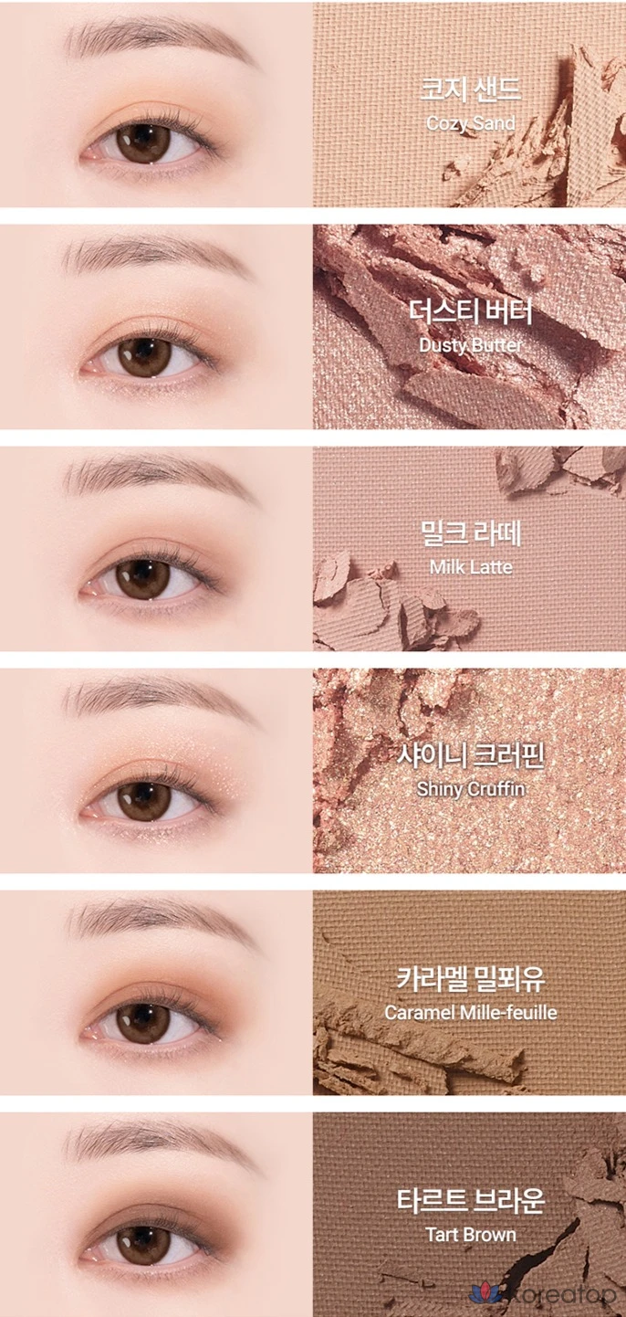 Тени для век VDL Eye Shine Color Mode Shadow Palette, оттенок 04 Cozy Neutral, 1 шт., фото 4