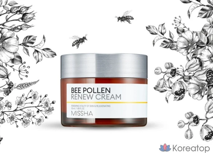 Крем для лица Missha Bee Pollen Renew Cream, 50 мл, 1 шт.