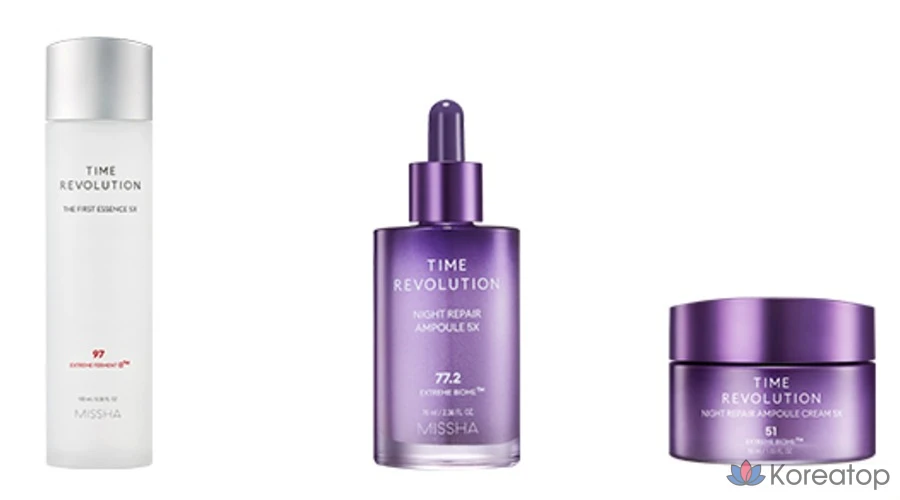 Ампульный крем Missha Time Revolution Night Repair Ampoule Cream 5X, 50 мл, 1 шт.