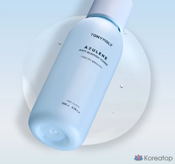 Набор для ухода Tony Moly Azulene Anti-Blemish 2-piece Set + Тонер 20 мл + Лосьон 20 мл, 1 шт.
