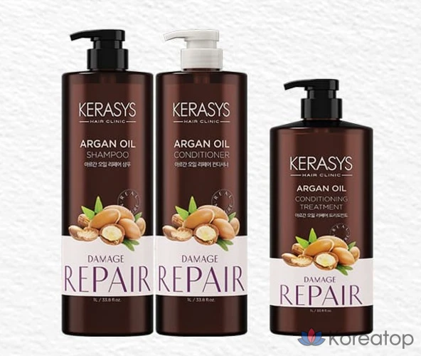 Шампунь KeraSys Argan Oil Shampoo, 1 л, 1 шт.