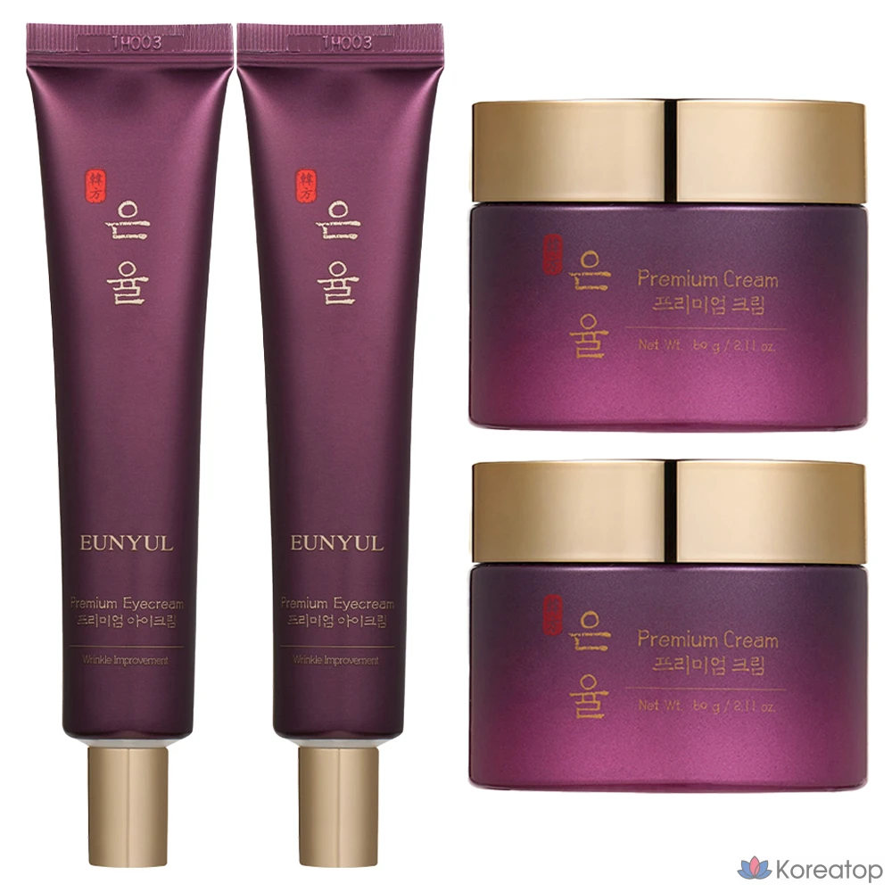 Набор для ухода Eunyul Premium Hanbang Cream + Eye Cream, 2 шт.
