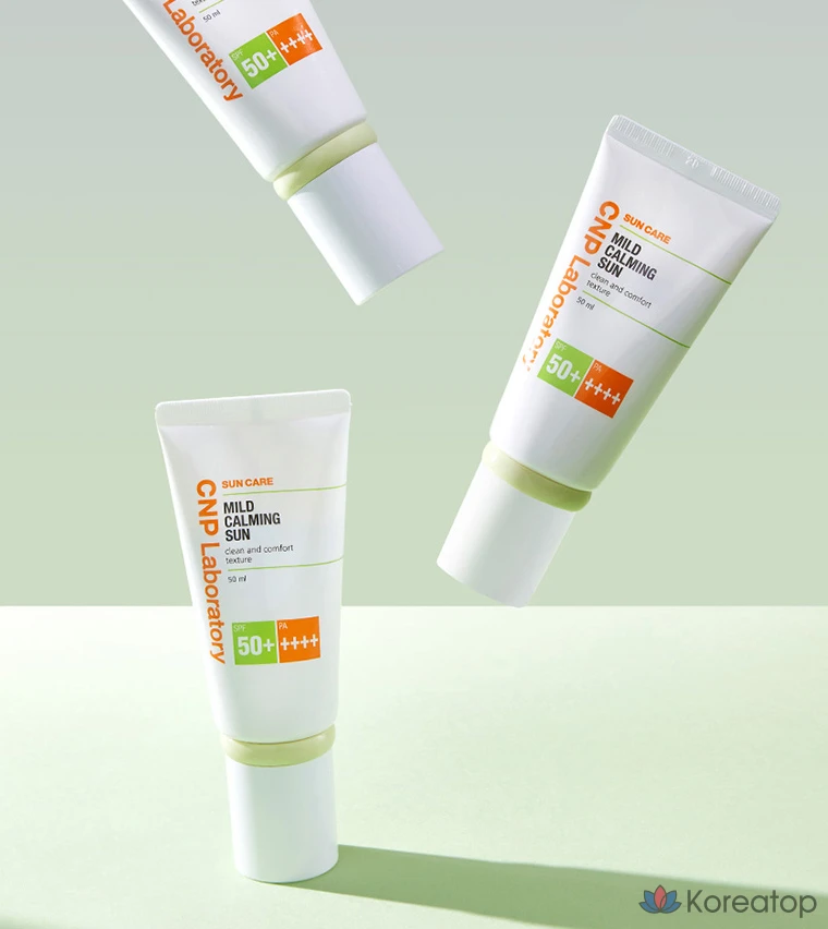 Солнцезащитный крем CNP Laboratory Mild Calming Sun Cream SPF50+ PA++++, 50 мл, 1 шт.