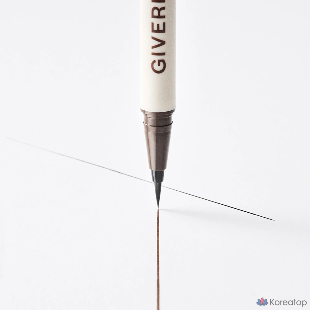 Лайнер для век Giverny Fit Brush Liner, оттенок 03 Brown, 0.6 г, 1 шт., фото 6