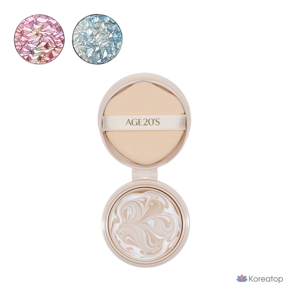 Компактная пудра-рефилл AGE 20s Essence Cover Pact Aura, оттенок 23, 14 г, 1 шт.
