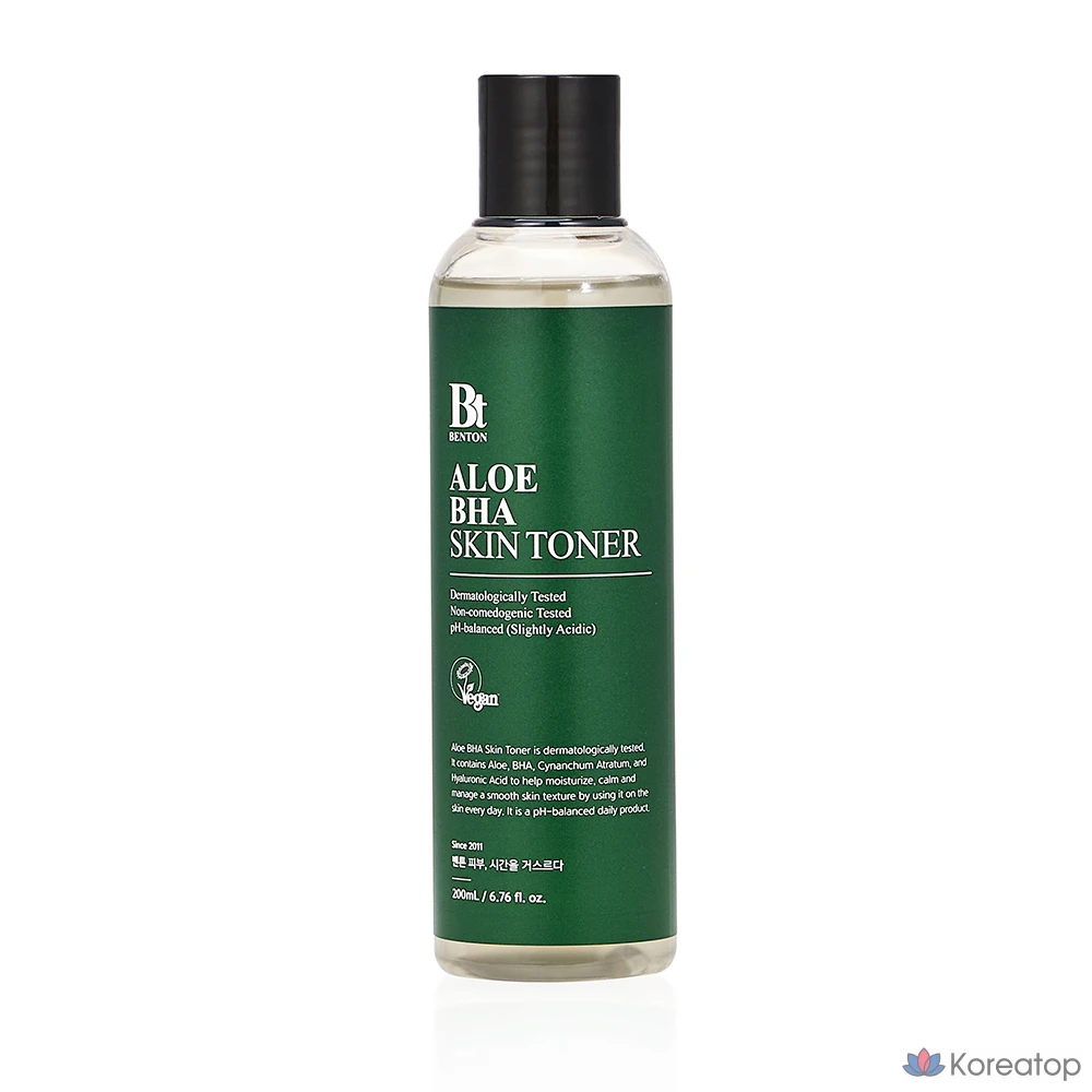 Тонер Benton Aloe BHA Skin Toner, 200 мл, 1 шт.