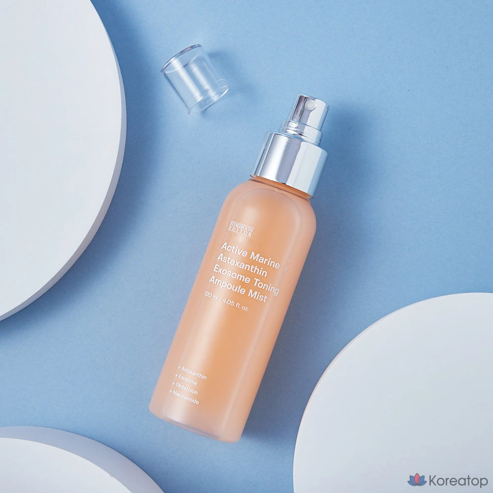Тонер-мист Sungboon Editor Active Marine Astaxanthin Exosome Toning Ampoule Mist, 120 мл, 1 шт.