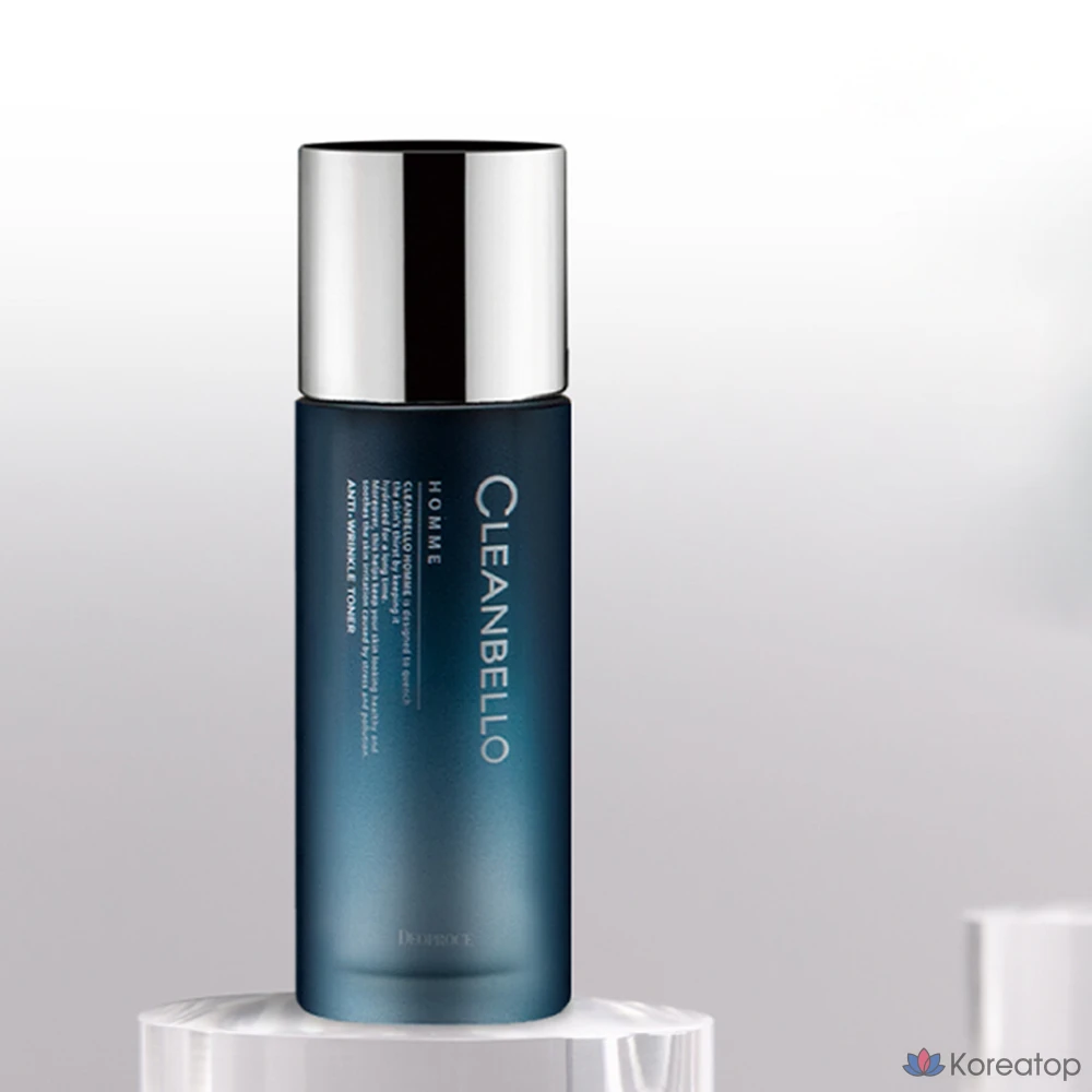 Набор для ухода Deoproce Clean Bella Homme Anti Wrinkle Skin Lotion Basic 4-piece Set, 1 шт.