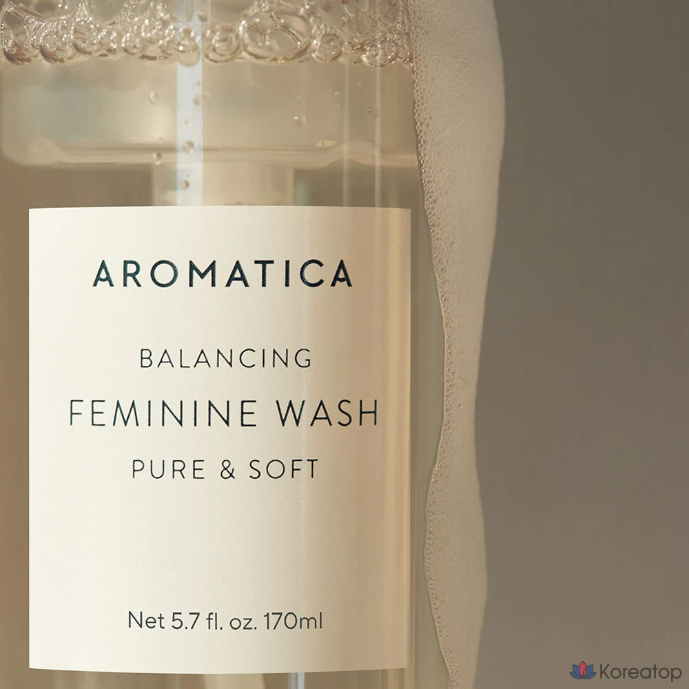 Очищающее средство для интимной гигиены Aromatica Pure &amp; Soft Feminine Wash, 170 мл, 1 шт.