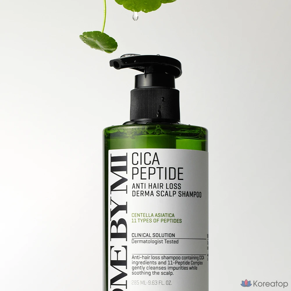 Шампунь для волос и кожи головы Some By Mi Cica Peptide Anti Hair Loss Derma Scalp Shampoo, 285 мл, 1 шт.