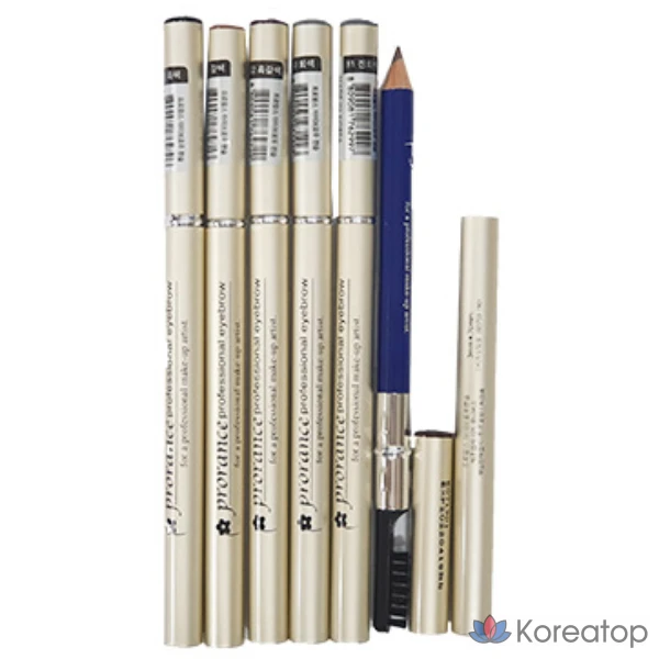 Карандаш для бровей Prorance Wood Eyebrow Pencil Sol Pencil, оттенок 81, 1 шт.
