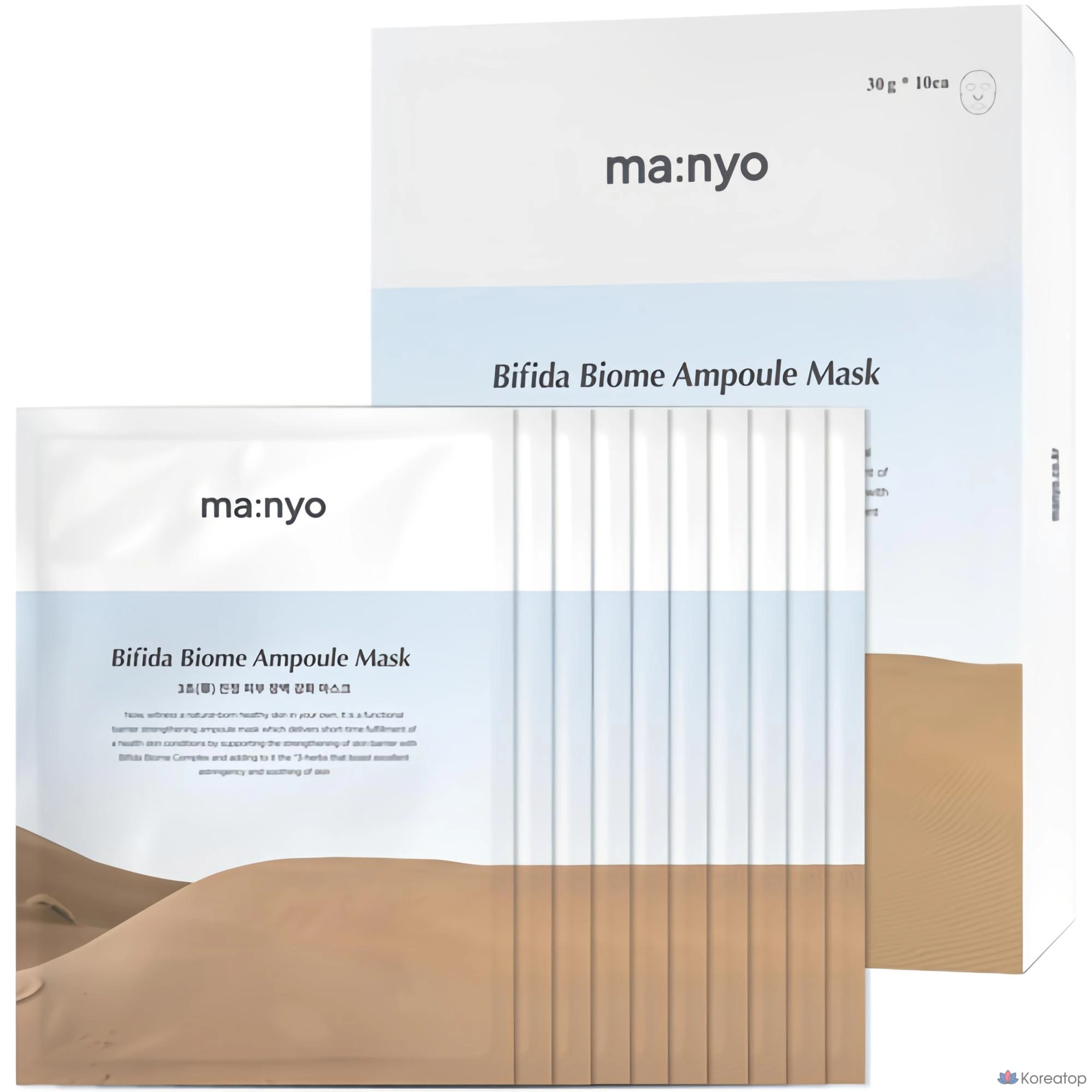 Тканевая маска для лица Manyo Bifida Biome Ampoule Mask, 10 шт.
