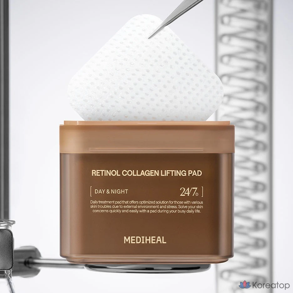 Пэды для лица MEDIHEAL Retinol Collagen Elasticity Pad, 180 мл, 100 шт.