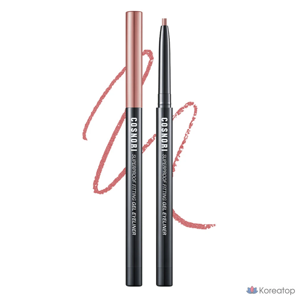 Подводка для глаз Cosnori Superproof Fitting Gel Eyeliner Pencil, оттенок 13 Mute Rose, 0.13 г, 1 шт.