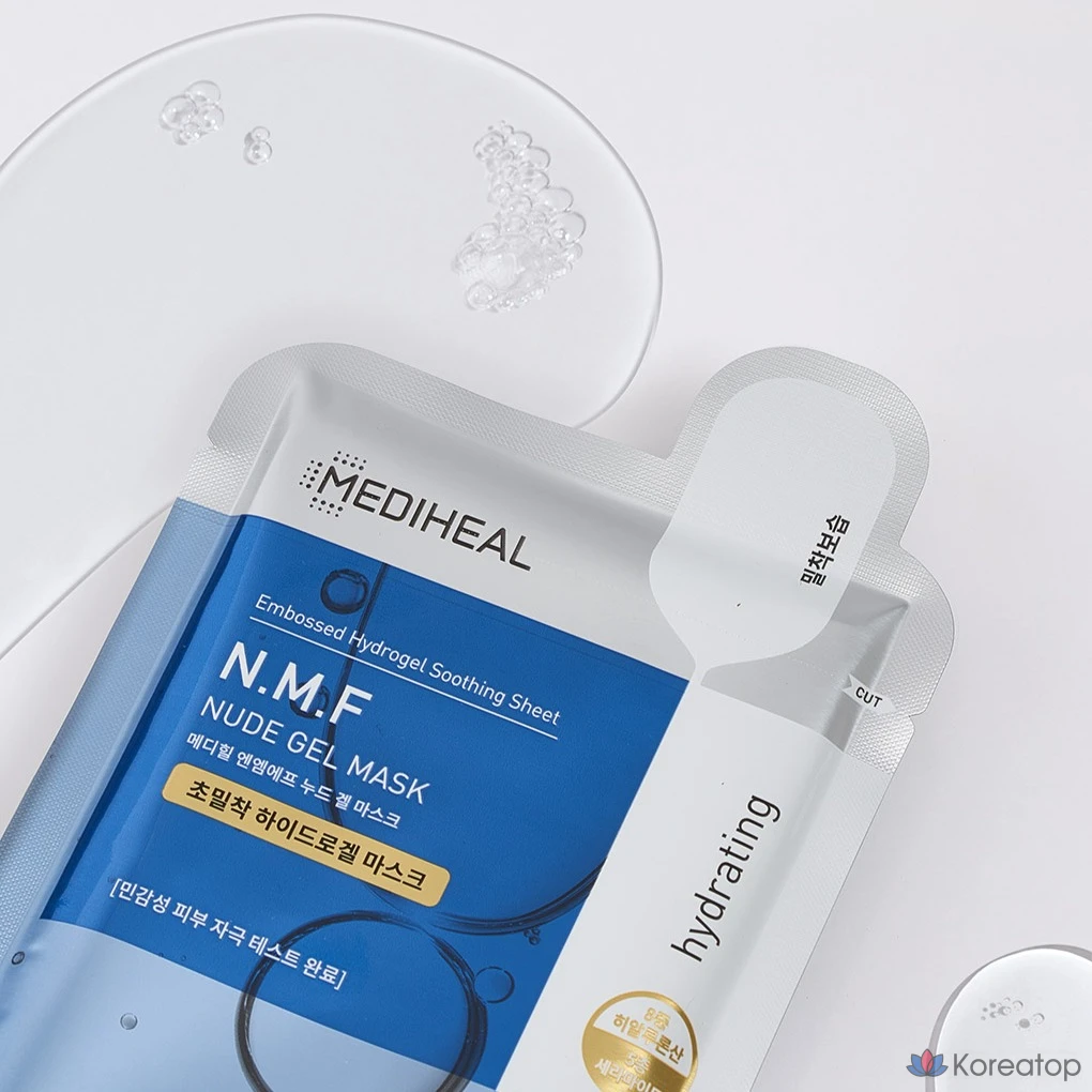 Тканевая маска для лица MEDIHEAL NMF Nude Gel Mask, 40 шт., фото 2