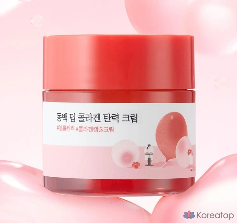 Крем для лица Round Lab Camellia Deep Collagen Elasticity Cream, 50 мл, 1 шт.