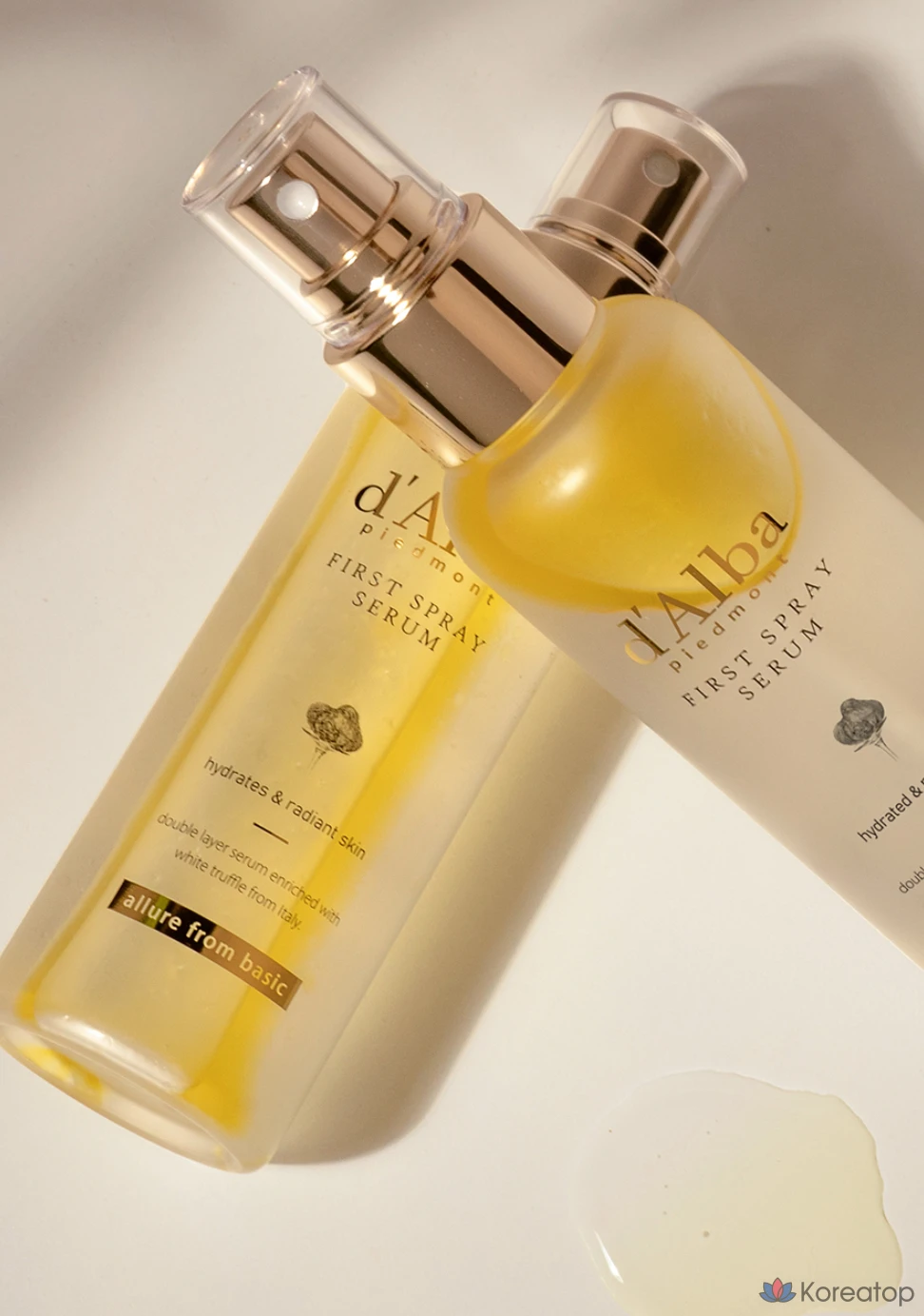 Сыворотка-спрей d'Alba White Truffle First Spray Serum, 100 мл, 2 шт. + Гель-пенка для умывания, 3 мл, 5 шт.