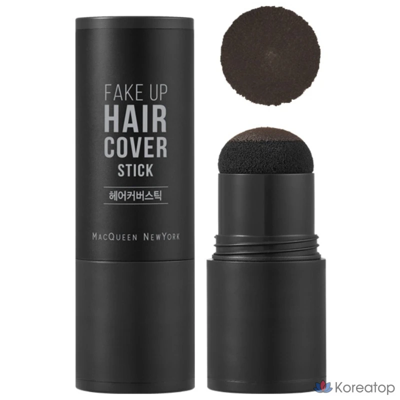 Стик для маскировки седины Mqny Fake Up Hair Cover Stick, оттенок Natural Black, 2.5 г, 1 шт.