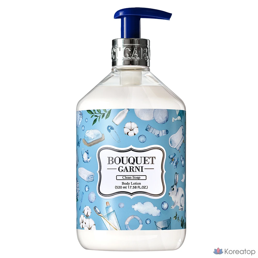 Лосьон для тела Bouquet garni Clean Soap Scent, 520 мл, 1 шт.