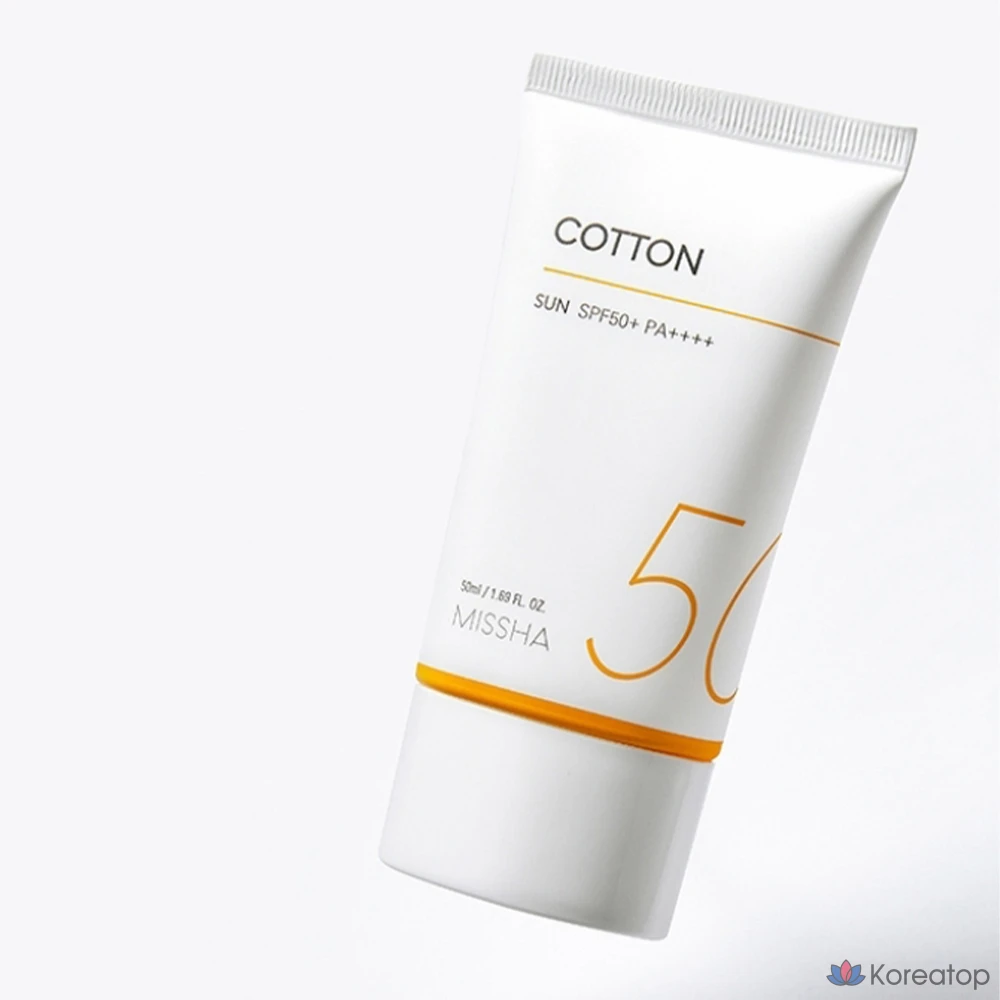 Солнцезащитный крем Missha All Around Safe Block Cotton Sun Cream SPF50+ PA++++, 50 мл, 1 шт.