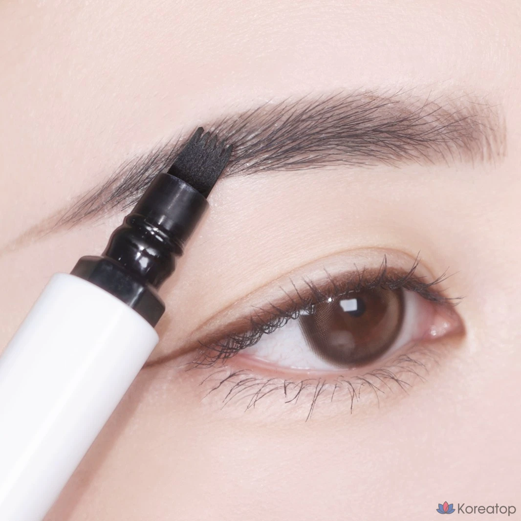 Карандаш для бровей Merythod Prong Tattoo 5D Eyebrow Pen, оттенок 01 Gray Brown, 1 шт., фото 6