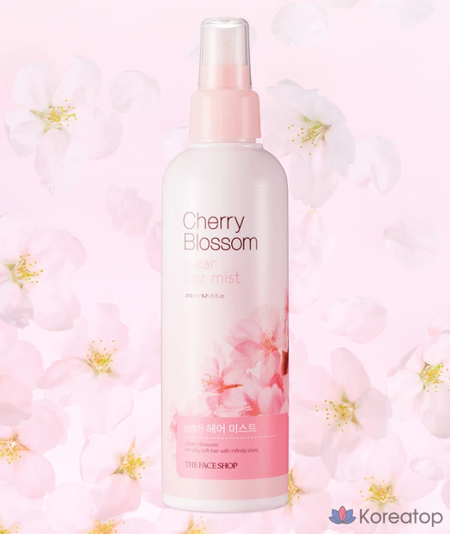Термальная вода для волос The Face Shop Cherry Blossom Clear Hair Mist, 200 мл, 1 шт.