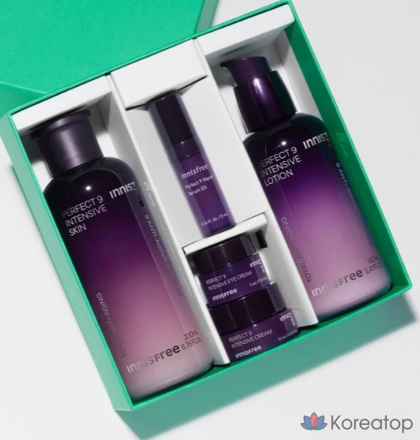 Набор для ухода Innisfree Perfect 9 Intensive Skincare 2-piece Set, 1 шт.