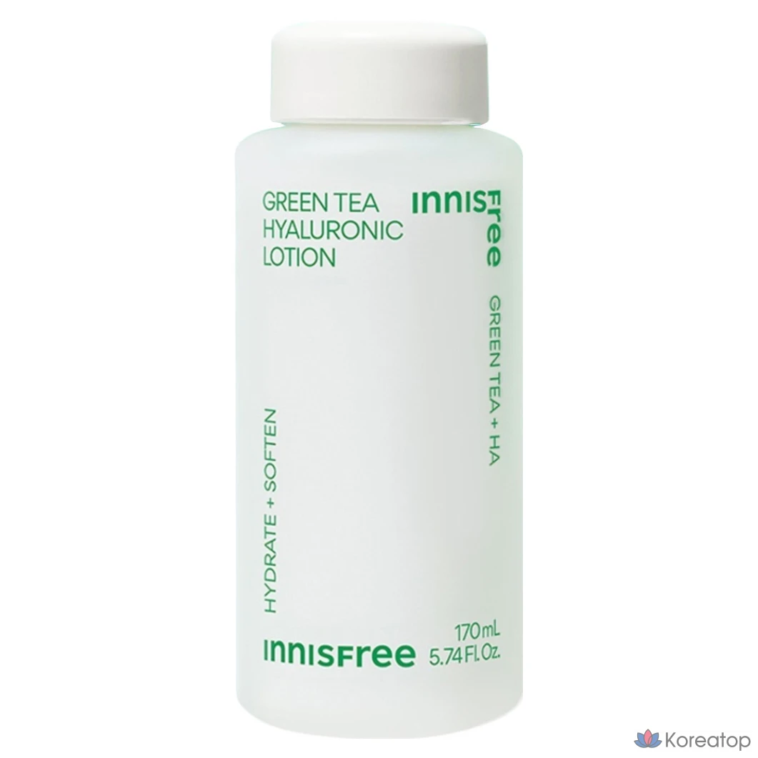 Набор для ухода Innisfree Green Tea Hyaluronic Acid Skincare Set, 1 шт.