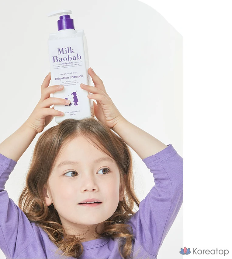 Набор для ухода Milk Baobab Baby & Kids Shampoo + Wash, 500 мл, 1 шт.