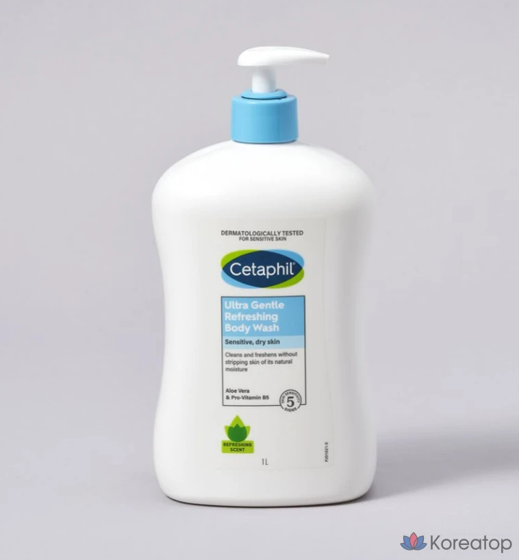 Гель для душа Cetaphil Ultra Gentle Refreshing Body Wash, 1 л, 1 шт.