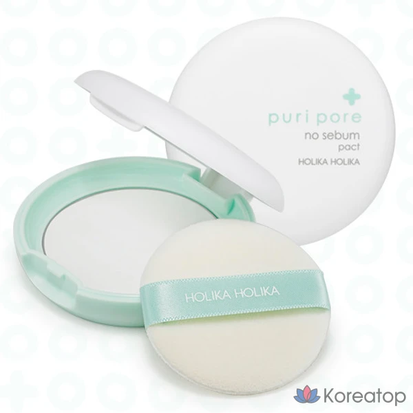 Пудра-компакт Holika Holika Pure 4 No Sebum Pact, 1 шт.
