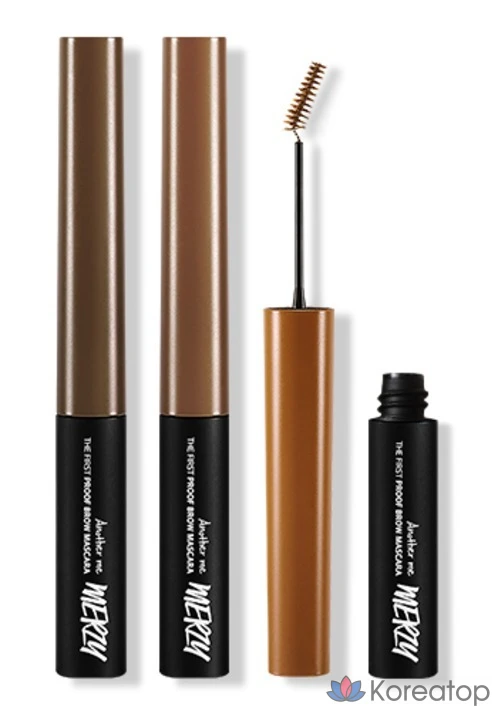 Тушь для бровей MERZY The First Proof Brow Mascara, оттенок BM1 Cocoa, 3.5 г, 1 шт.
