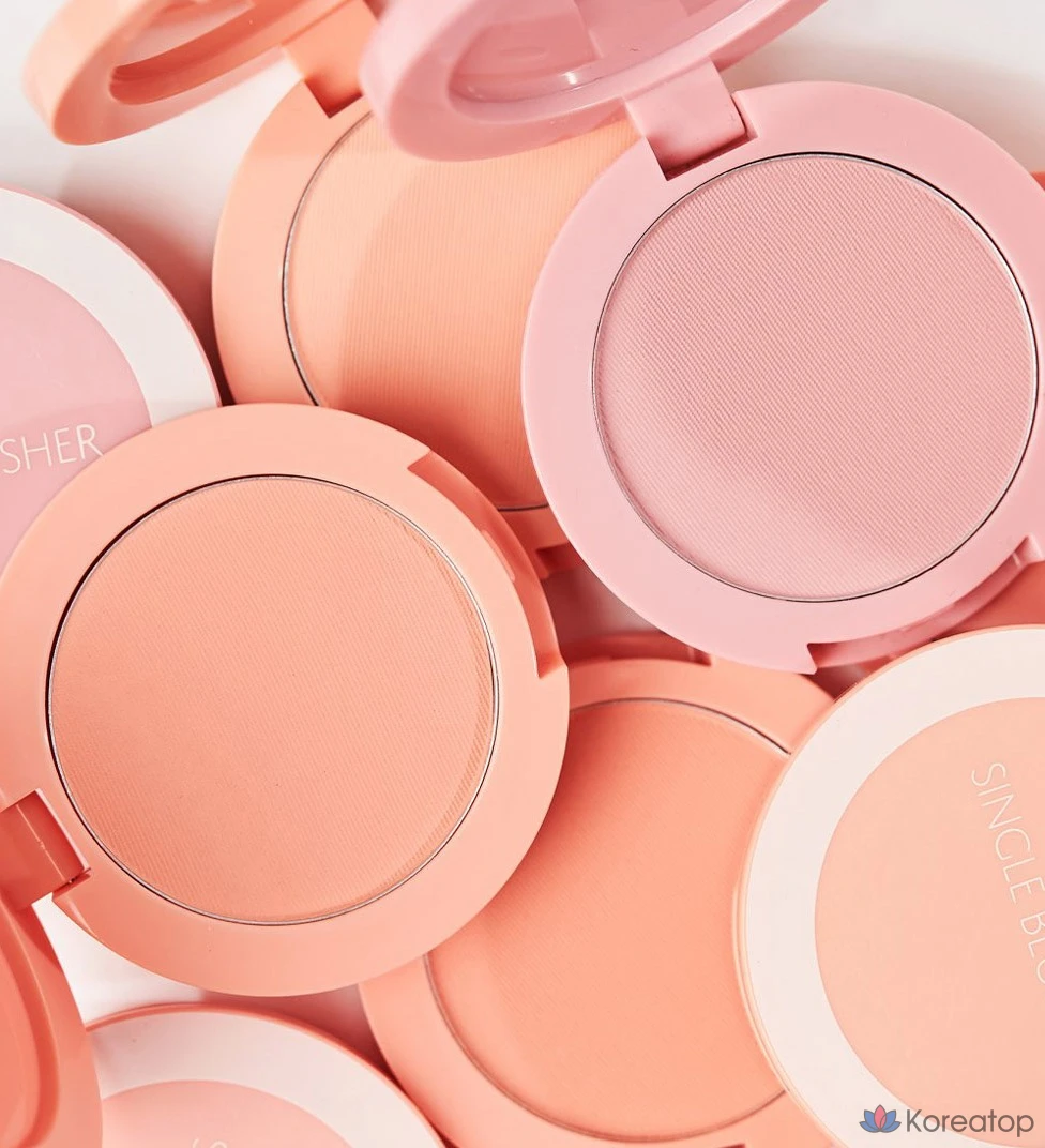 Румяна The Saem Saemmul Single Blusher, оттенок CR07 Mango Peach, 5 г, 1 шт.