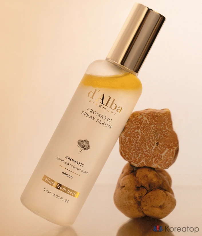 Набор для ухода d'Alba White Truffle First Aromatic Spray Serum 120 мл x 2 шт. + Mild Acid Gel Cleanser 3 мл x 5 шт., 1 шт.