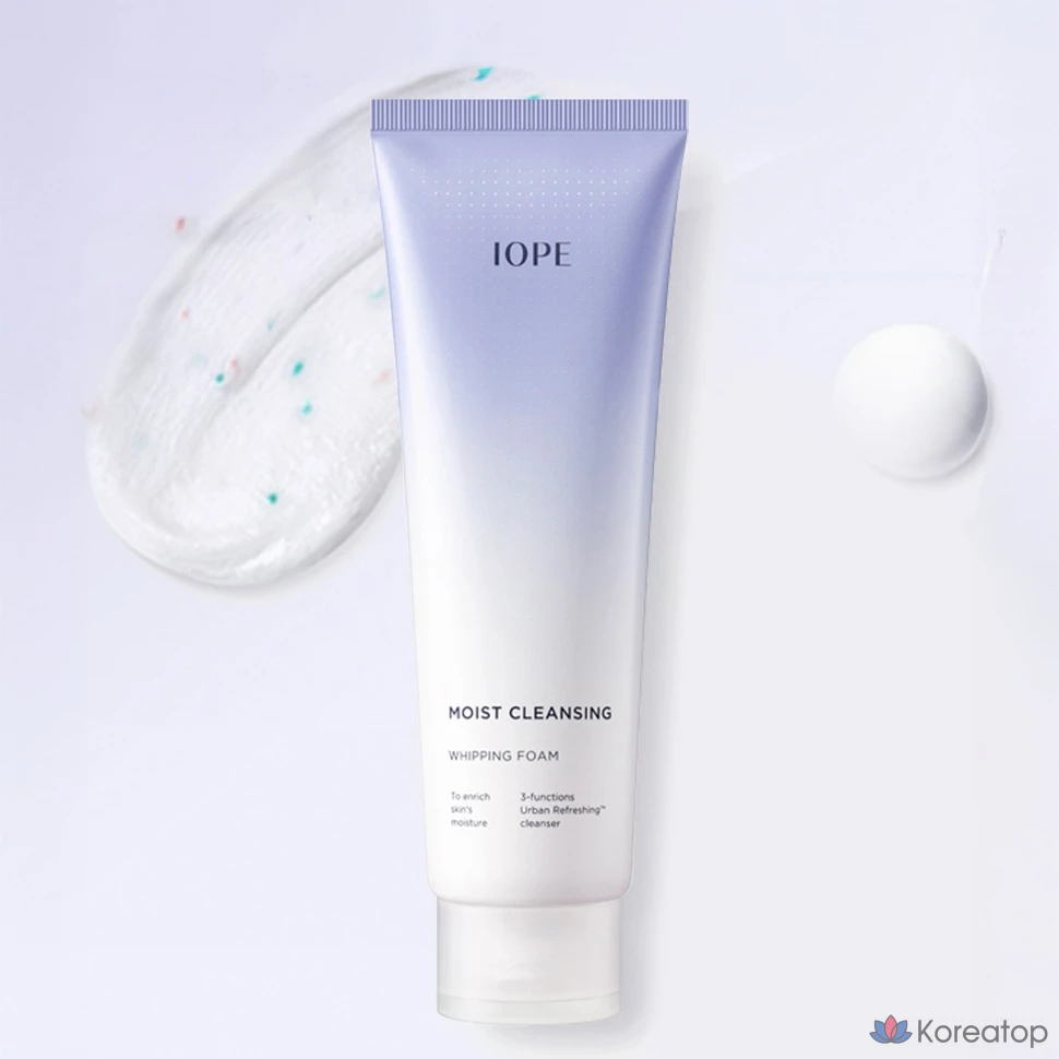 Очищающая пенка IOPE Moisture Cleansing Whipping Foam, 180 мл, 1 шт.