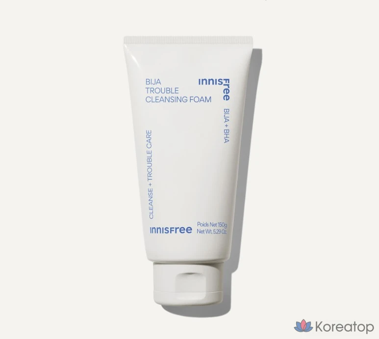 Очищающая пенка Innisfree New Bija BHA Trouble Cleansing Foam, 150 г, 1 шт.