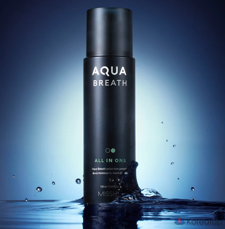 Крем для лица Missha For Men Aqua Bress All-in-one, 195 г, 1 шт.