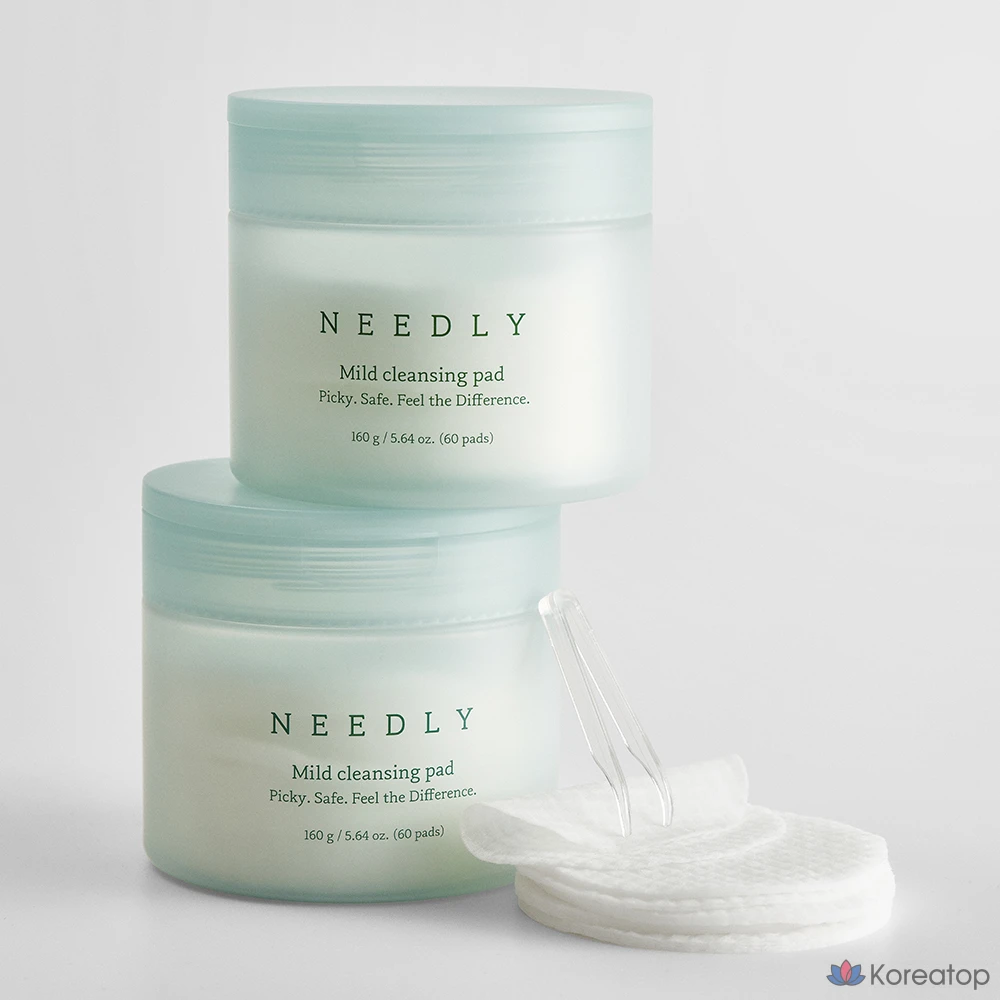 Пэды для умывания Needly Mild Cleansing Pad, 160 г, 60 шт.