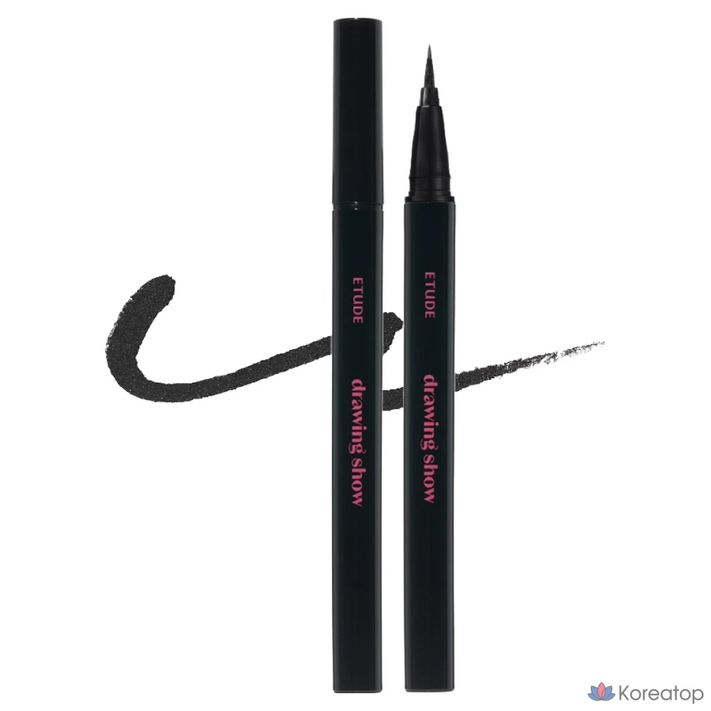 Айлайнер Etude House Drawing Show Brush Liner, оттенок BK801, 0.6 г, 1 шт.