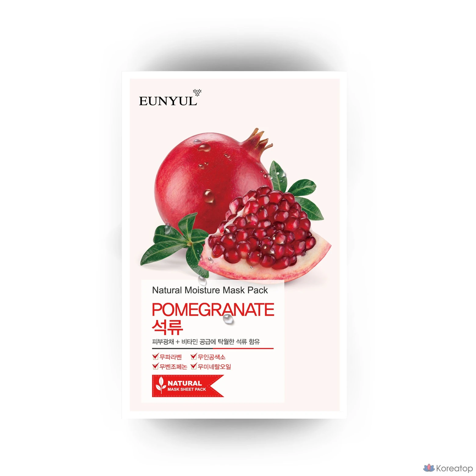 Тканевая маска для лица Eunyul Natural Pomegranate Mask, 1 шт.