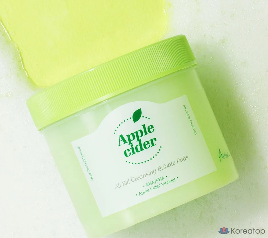 Пэды для умывания Ariul Apple Cider All Kill Cleansing Bubble Pad, 60 шт.