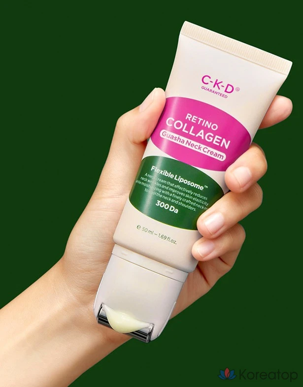 Крем CKD Jongkundang Health Retino Collagen Low Molecular 300 Gua Sha Neck Wrinkle Refill, 50 мл, 1 шт.