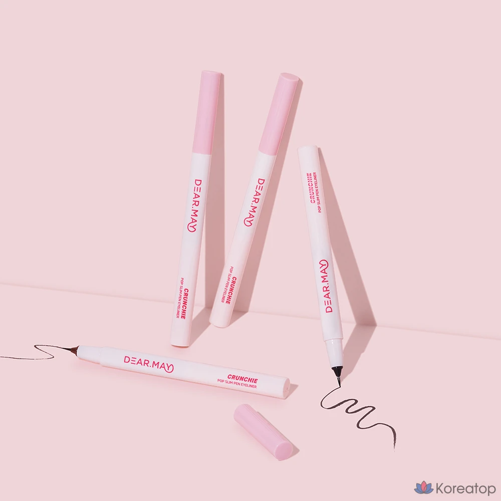 Айлайнер DEARMAY Crunch Pop Slim Pen Eyeliner, оттенок 02 Brown, 0.5 г, 1 шт.