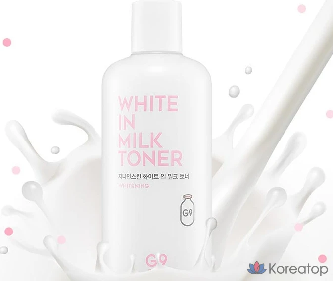 Тонер G9SKIN White in Milk Toner, 300 мл, 1 шт.