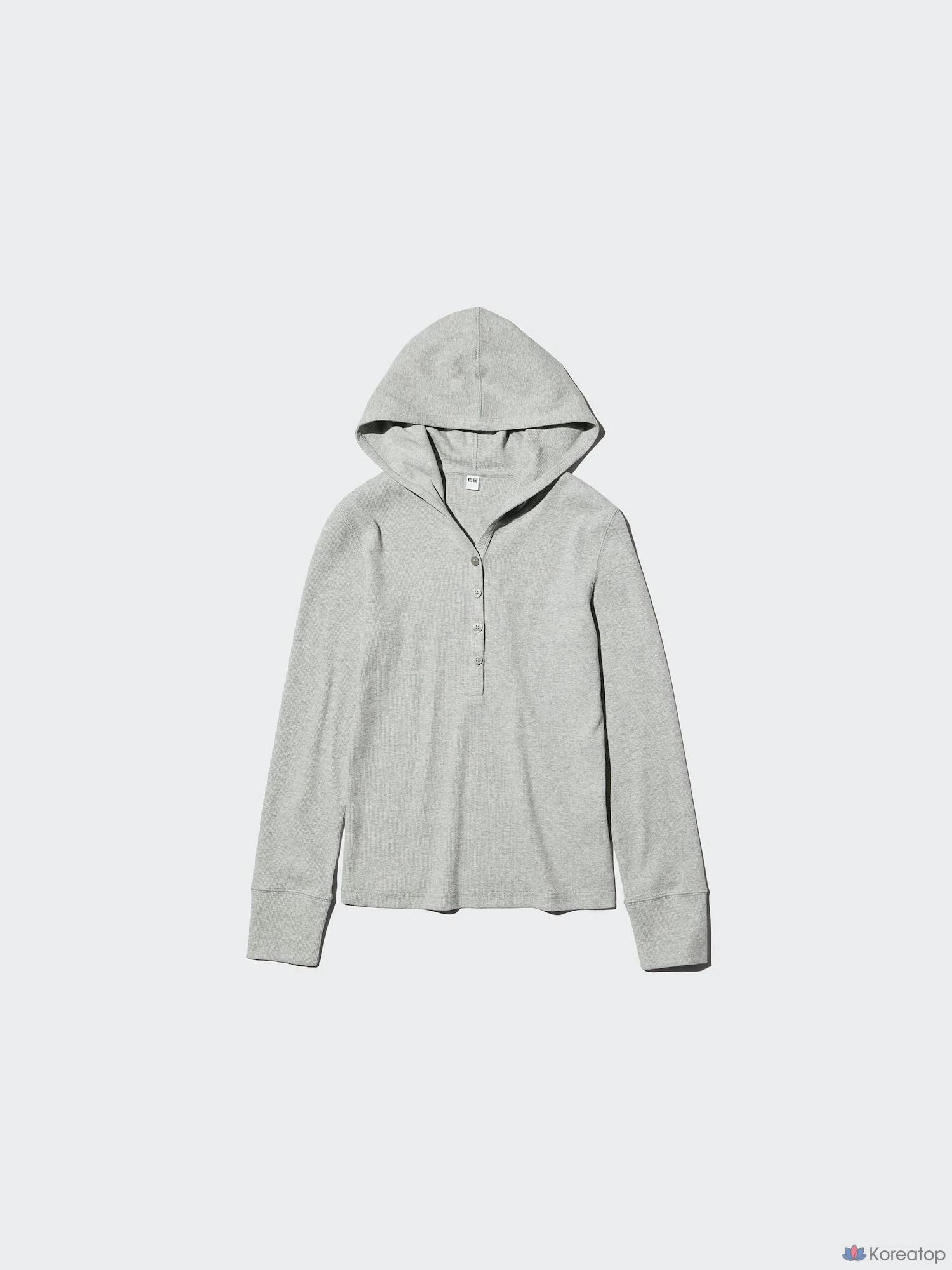 Лонгслив Uniqlo Hooded Rib T