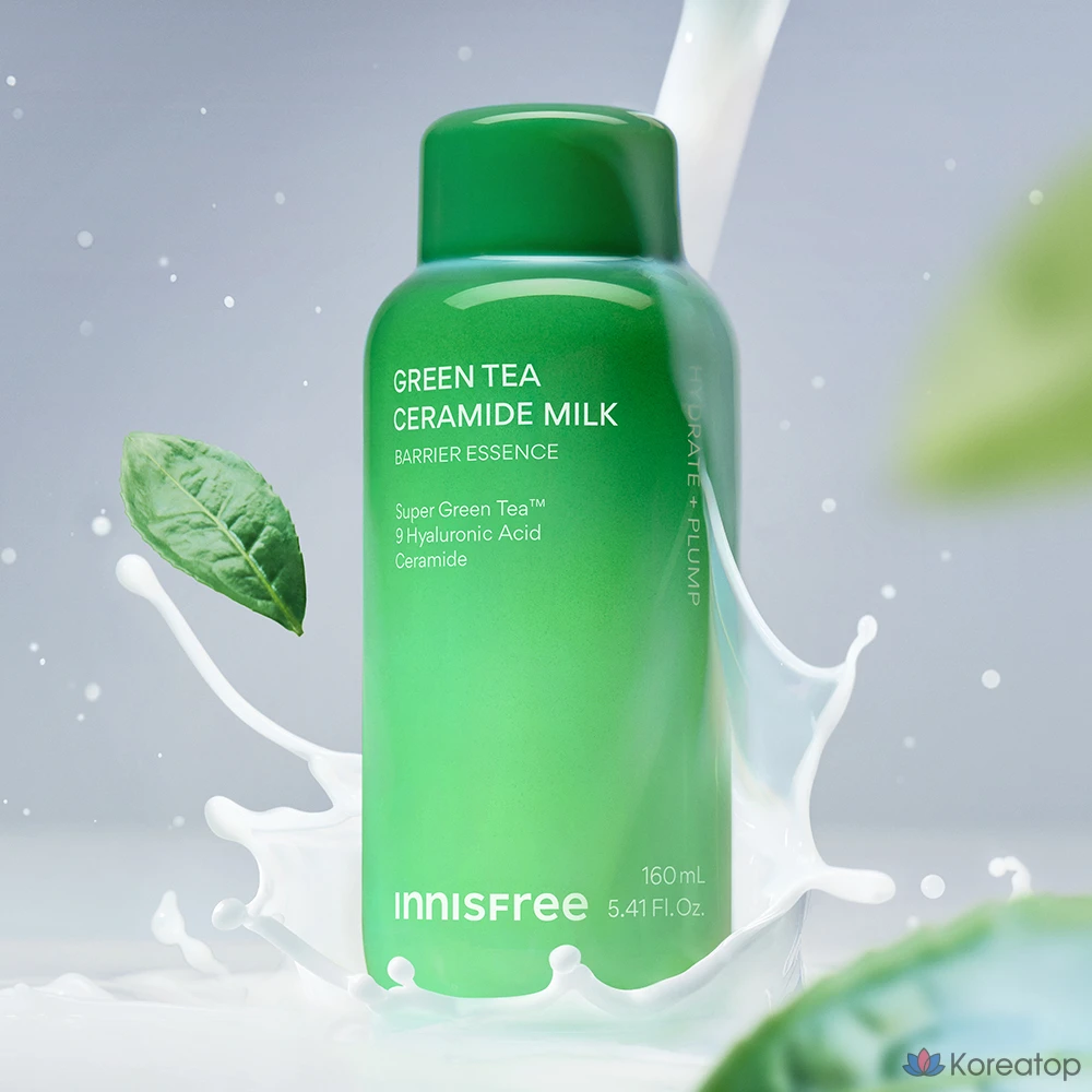 Эссенция Innisfree Green Tea Ceramide Milk Essence, 160 мл, 1 шт., фото 2