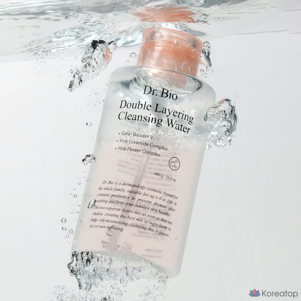 Гидрофильное масло Dr. Bio Double Layering Cleansing Water, 480 г, 1 шт.