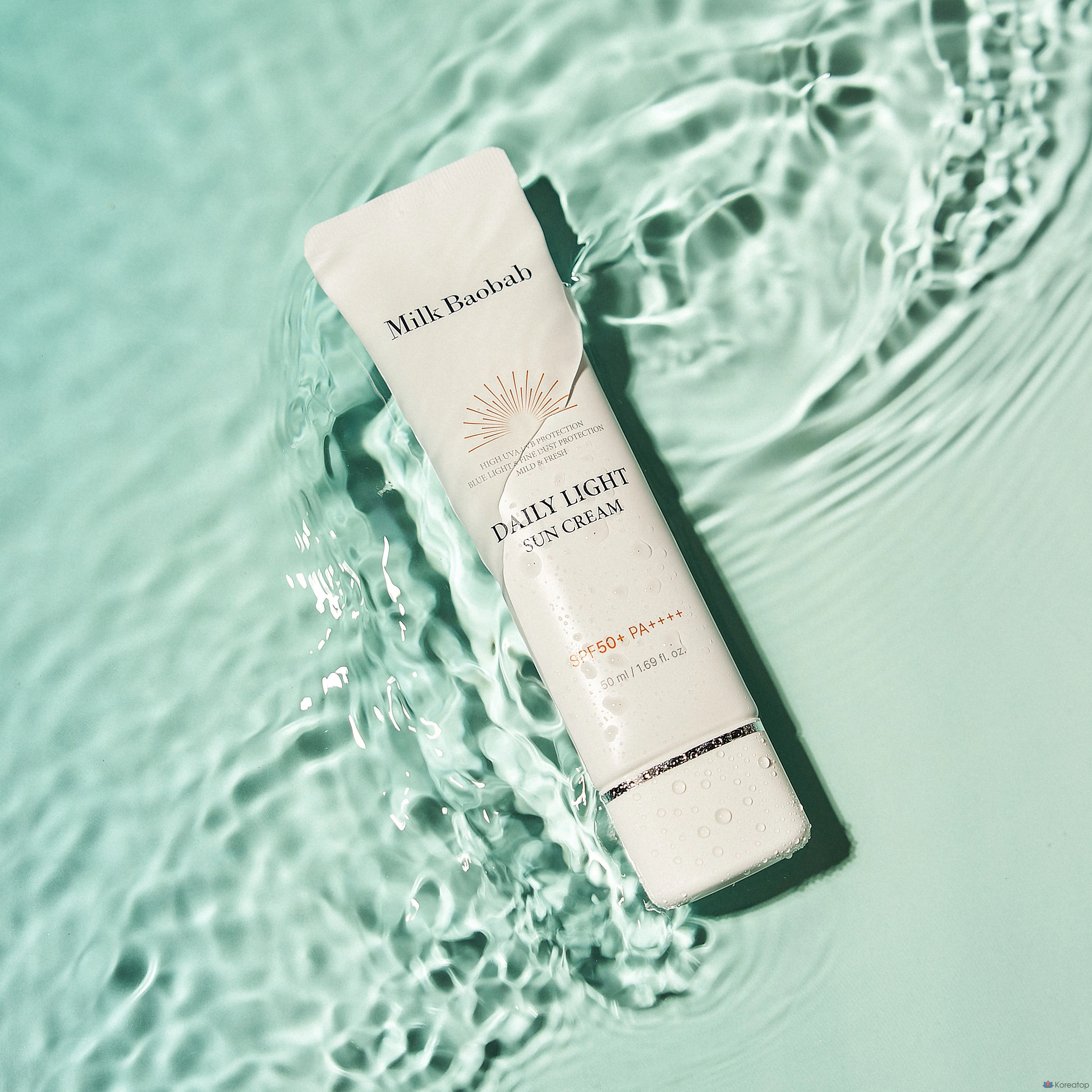 Солнцезащитный крем Milk Baobab Daily Light Sun Cream SPF50+ PA++++, 50 мл, 1 шт.