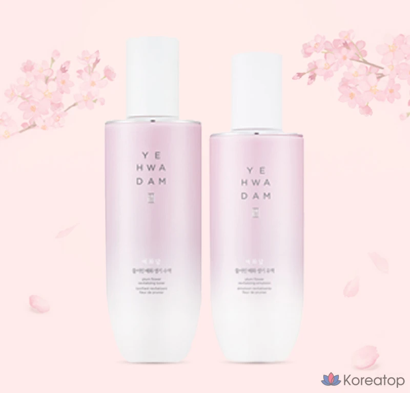 Набор для ухода The Face Shop Yehwadam Plum Blossom Vitality 2-piece Set, 1 шт.
