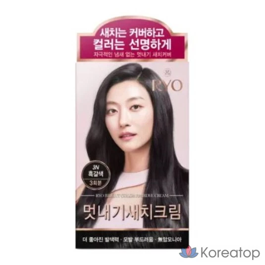 Крем-краска для волос Ryo Wooyang Style Gray Coverage, оттенок 3N Dark Brown, 1 шт.